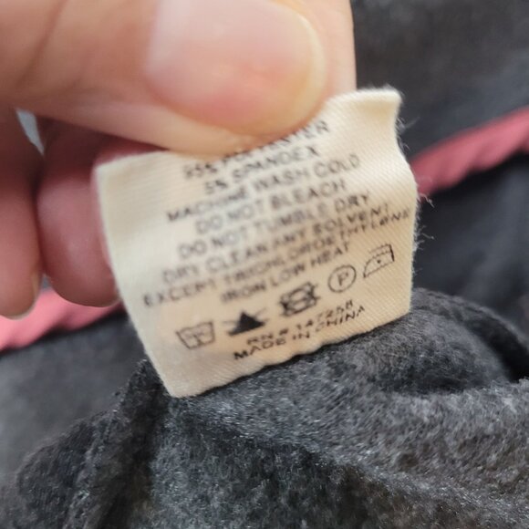 Simply Southern Womens Fleece Pullover Quarter-Zip Colorblock Pink & Gray Size M - Picture 6 of 13